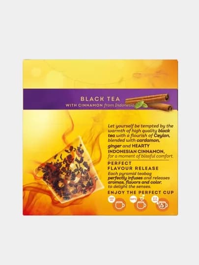 Черный чай LIPTON Chai, 20 шт — KONTI-P17E96E