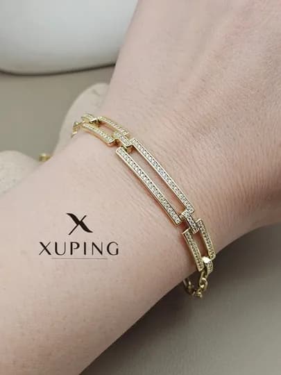 Женский браслет, 19 см, Xuping — 1001PRT-BRASLET9-АМЕТИС