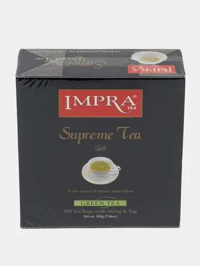 Зеленый чай Impra Supreme Tea, 2 г, 100 шт — GROCERY-P0053A0