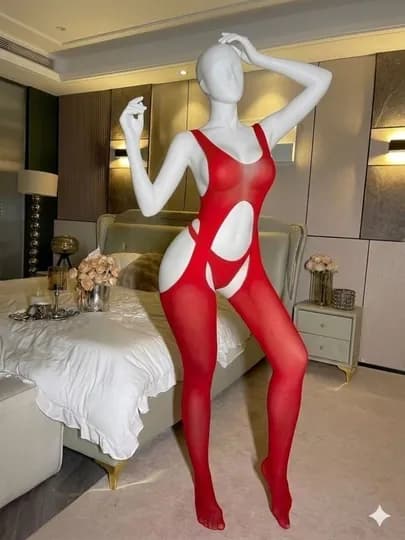 Женское нижнее белье, ночная одежда, пеньюары — MISYOR-SEXY-БАГРОВ-Freesize