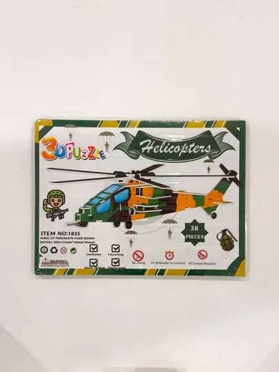 3D пазл, игрушка своими руками — STOREUN-3ДПАЗЛ-БЕЛЫЙ