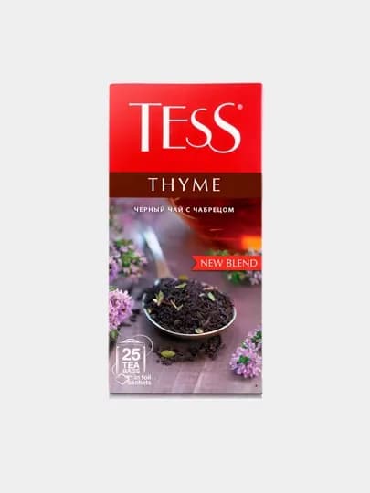 Чай черный Tess Thyme, 1.5 г * 25 шт — NIVEA-GRE0059