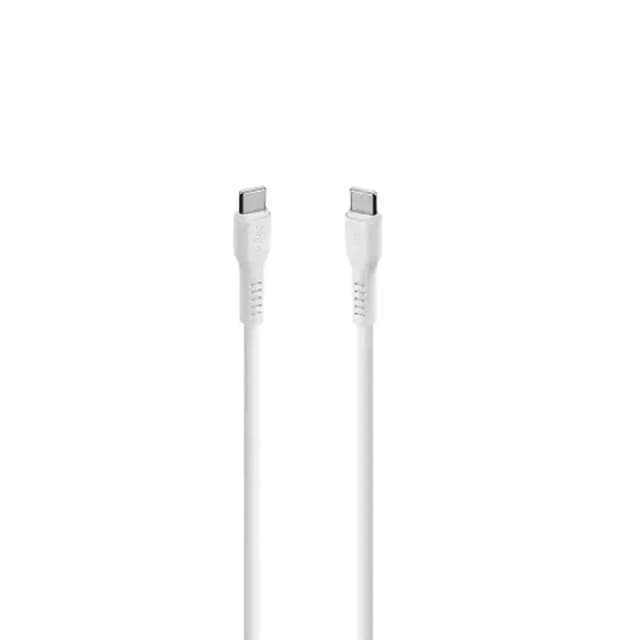 Кабель ttec Type-C - Type-C 60W PD/QC Fast Charging/Data Cable, 120cm White