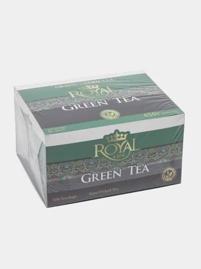 Чай Royal Life Green Tea, 300 пакетиков, 450 г — ROYALT-P0D6B9E