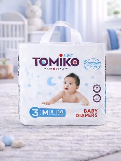 Подгузники Tomiko Premium Soft — MINVEST-TPPR-18M