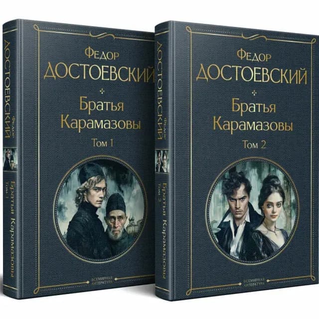 Федор Достоевский: Братья Карамазовы (комплект из двух книг)