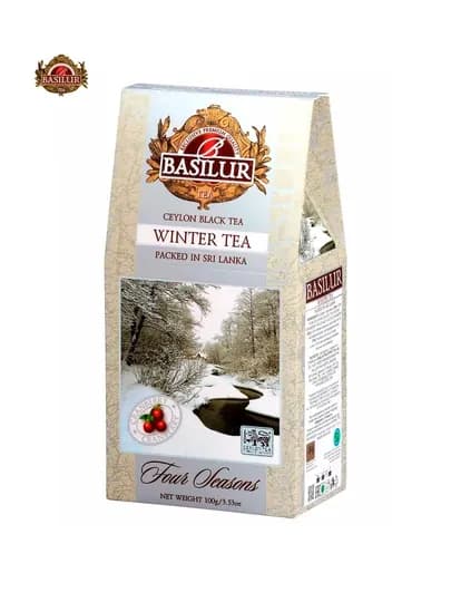 Basilur Winter Tea 100 г, рассыпного листового черного чая — BASILUR-WIN