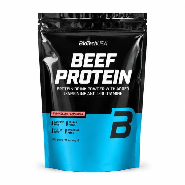 BQ BioTechUSA Beef Protein Strawberry 500 g