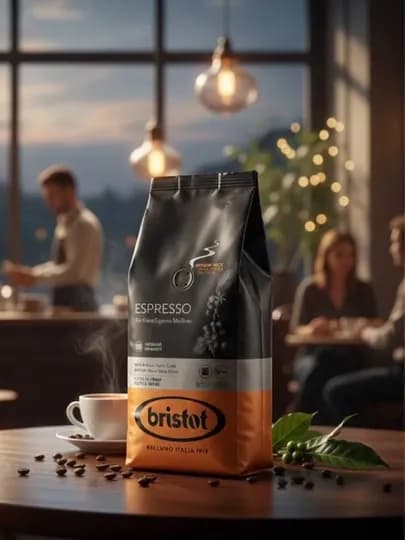 Зёрна кофе Bristot Espresso, энергия и вкус в каждом глотке — BRISTOT-ESPRESO