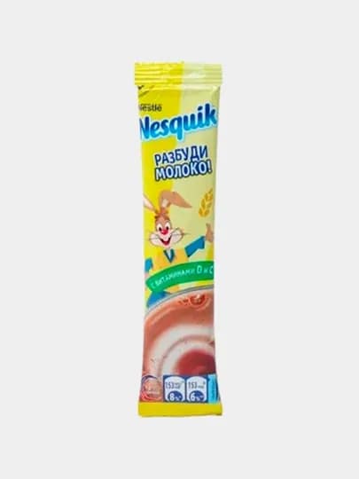 Какао быстрорастворимый Nesquik B151, 13.5 г х 32 шт — NESTLEU-SACVJ16