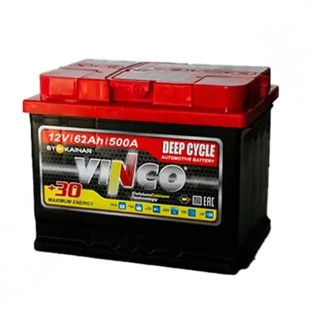 Аккумулятор Vinco 6CT-62 АПЗ EURO L(1) 7515z