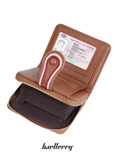 Кошелек женский, органайзер для карт, кардхолдер Baellerry Rouge R105 — BRL-NR105-КОРИЧН