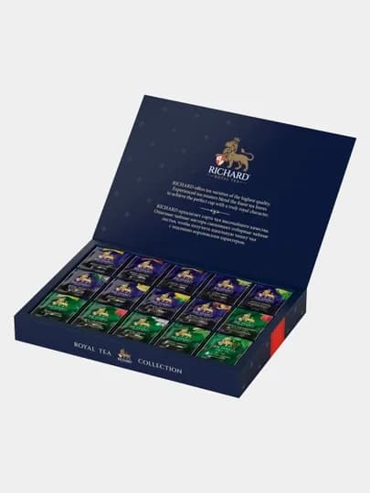 Чай Richard "Royal Tea Collection" ассорти, 120 шт, сашет, 224,8 г — DANIHA-DFCVM42
