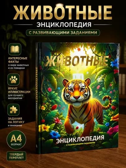 Животные. Энциклопедия с развивающими заданиями — ЧИТАЙКА-ЖИВОТНЫЕ2