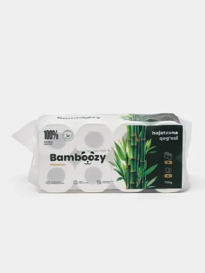 Туалетная бумага Bamboozy, бамбуковая, с втулкой, в упаковке 8 шт — SHINYW-BUMAGABAMB
