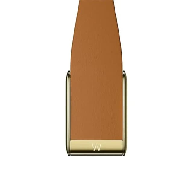 Whoop uchun tasma LeatherLuxe Tapered Band Camel with Gold