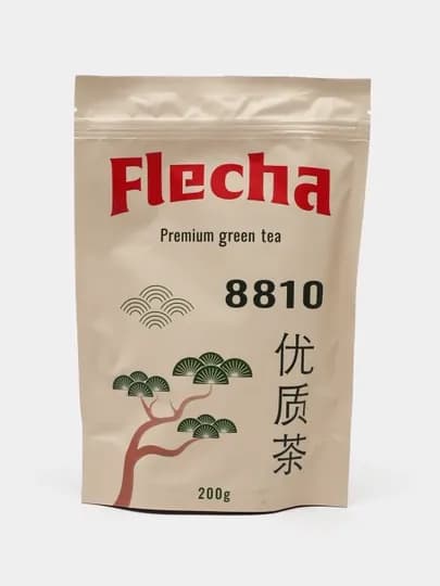 Китайский зеленый чай Flecha Premium 8810, крупнолистовой, 200 гр — FLECHA-FLE8810