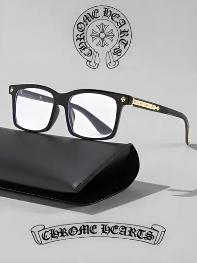 Очки Chrome hearts антибликовые унисекс подарок для мужчин, женщин y2k черные, белые — ARZNRO-55OCKIXARTS55-РАЗНОЦВ-BEZUPAK