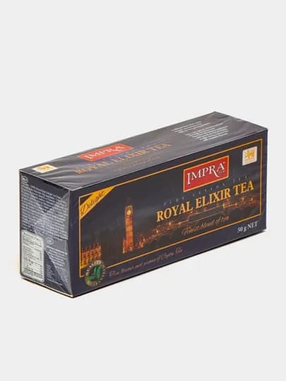 Чай чёрный IMPRA Royal Elixir, 2 г, 25 пакетиков — GROCERY-P004ABD