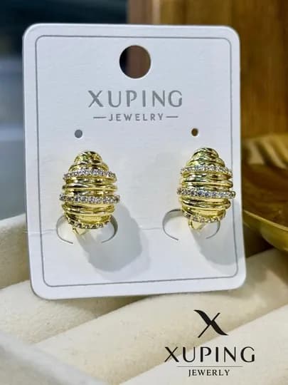 Серьги для женщин и девушек — HUSNUR-XUPING8-ГОРЧИЧ