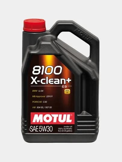 Моторное масло Motul 8100 X-Clean+ 5w30 5 л — MOTUL-P103B1A