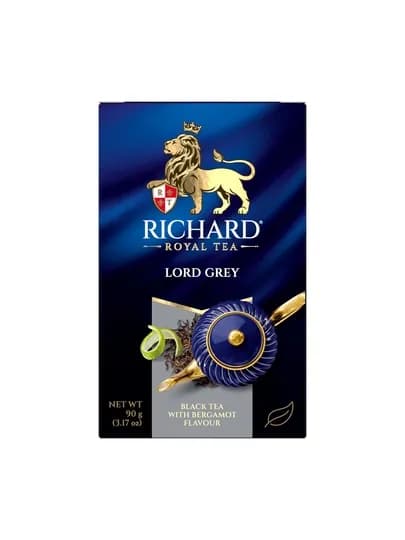 Чай Richard "Lord Grey" черный, ароматный, листовой, 90 г — DANIHA-DFCVM31