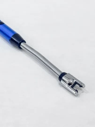 Кухонная зажигалка, электронная, зарядная от USB, 360 градус, многоцелевая — SMARTUS-ZAJIGANIYA-СИНИЙ