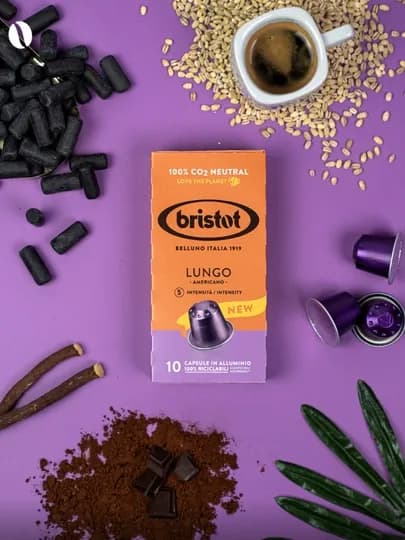 Кофе в капсулах Bristot Lungo Americano, 10 шт 55г — BRISTOT-LUNGO