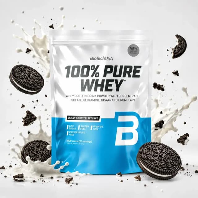 BQ BioTechUSA 100% Pure Whey Black Biscuit 454 g