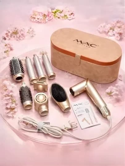 Профессиональный фен-стайлер MAC Styler 7 в 1 — YAPION-МАК-БЕЖЕВ