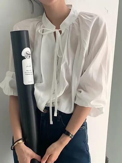 Рубашка женская классическая - EllyFashion — ELFASH1-РУБДЛР-ПРОЗР-L