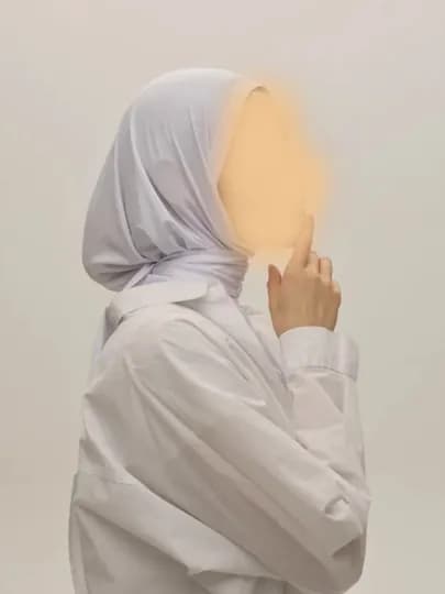 Подхиджабник, балаклава на завязках, шапка в нахлест на завязках с подбородком — PLATKID-63-БЕЛЫЙ