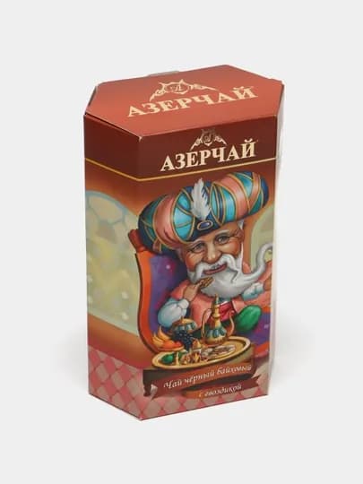 Черный чай байховый Азерчай Якубович, с гвоздикой, 100 г*20 — AZERCAY-00475