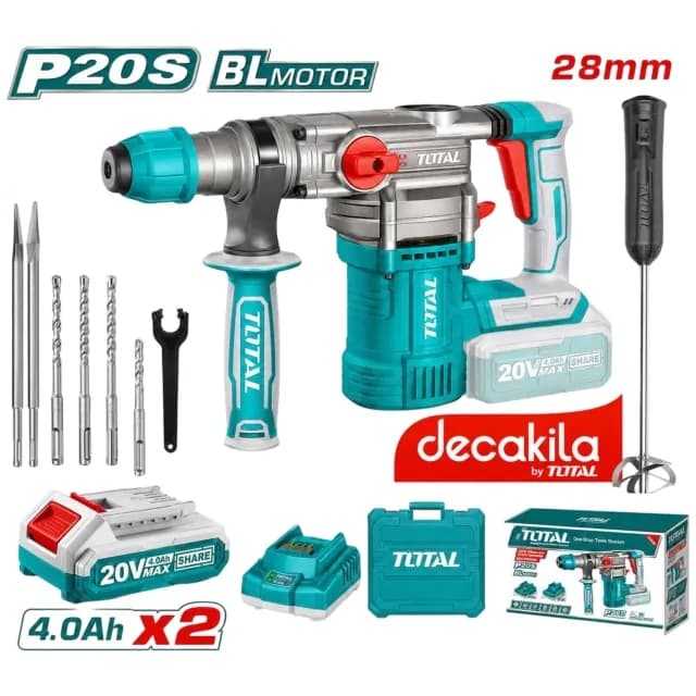 Litiy-ionli akkumulyatorli 2 ta asbobdan iborat to‘plam TOSLI231001