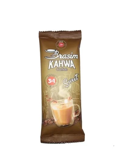 BRASIM kahwa кофе 3 в 1 sweet, в упаковке 50 шт — ТОРТОУЗ-BRASSW