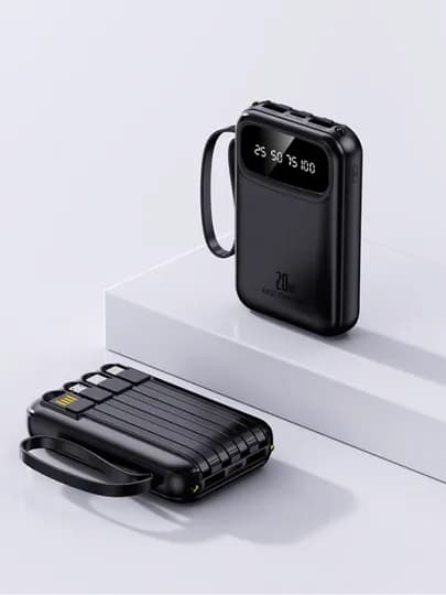 Внешний аккумулятор power bank для iPhone, Android — GADJETY-DX279-ЧЕРН-20000