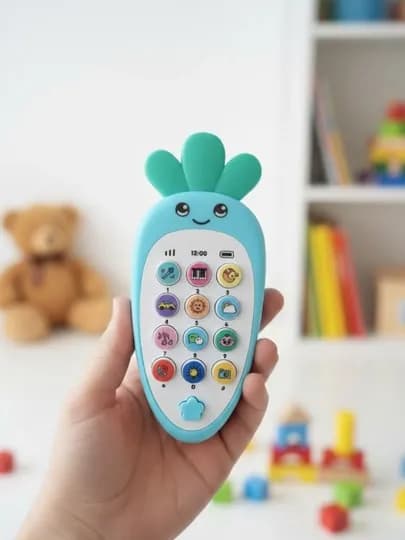 Музыкальный телефон Hello Kitty Стич — HFSTORE-KITTYTELEFON-СИНИЙ