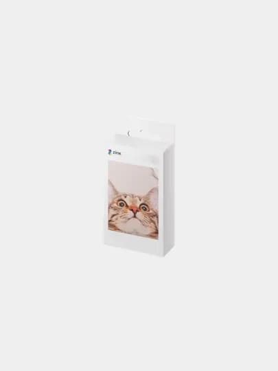 Фотобумага 50 штук в комплекте для принтера mi Portable Photo, Printer Paper AR Zink 1S — MIBASUS-50QOGOZ