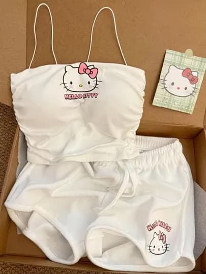 Пижамный комплект Hello Kitty — AZNU-KITTY-БЕЛЫЙ-L