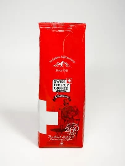 Кофе натуральный, молотый, свежеобжаренный, 90% арабика, 250 гр, Swiss Energy Crema — SWISS-CRMA250