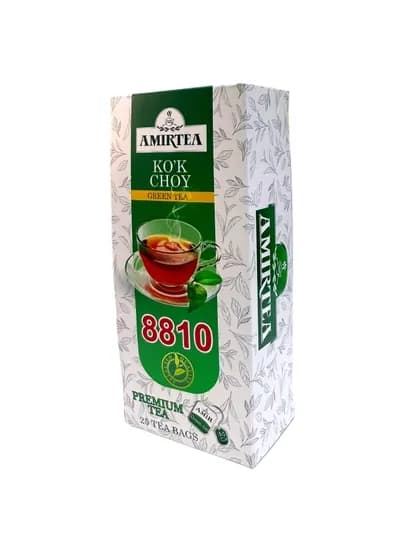Amir чай зеленый пакетик 25 шт. 8810 37,5 гр — АМИРТЕА-651588