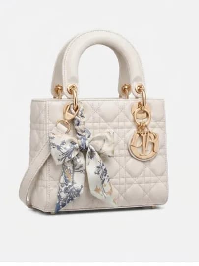 Женская мини-сумочка в стиле Dior — BRENDP-SUMKA7-БЕЛЫЙ
