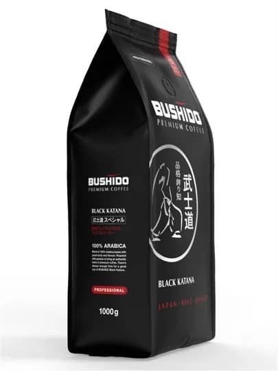 Кофе в зёрнах BUSHIDO Black Katana 100% ARABIKA — LUCKYCO-BUSHBK-BKB1000