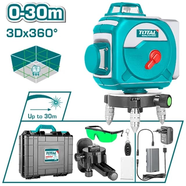 3D lazerli nivelir TOTAL TLL255267