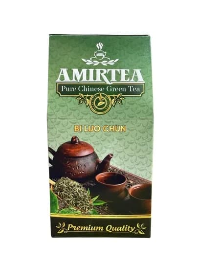 Amir Tea, Чай зеленый, В/С, Bi Luo Chun, 80 г — АМИРТЕА-651182