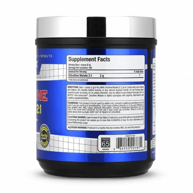 Sitrullin malat Citrulline Malate AllMax 300 g