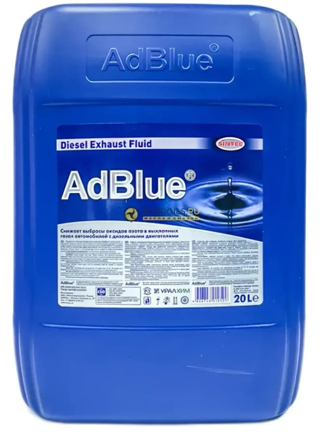 Жидкость AdBlue 20л, для системы SCR дизельных двигателей