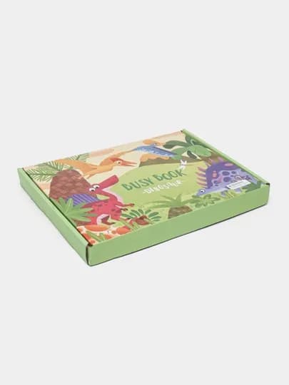 Развивающая книга Busybook, Монтессори на липучках — BIZI-E-ЛЗЕЛЕН