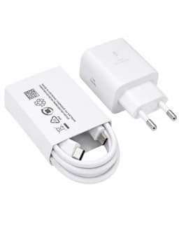 Сетевое зарядное устройство Samsung EP-T4511 45 Вт USB Type-C с кабелем USB Type-C 1,8м 5A — ONEAKSE-4511ZARYAD-БЕЛЫЙ