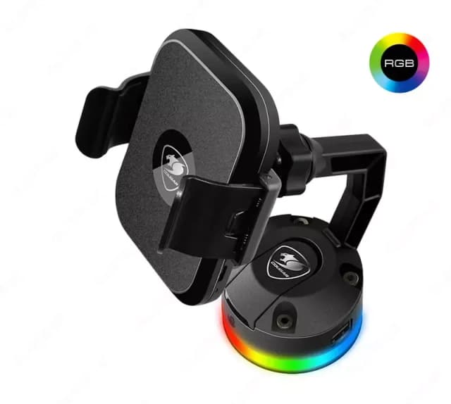Беспроводное зарядное устройство ”Cougar” Bunker M, USB, RGB (Арт. - 4688) Black